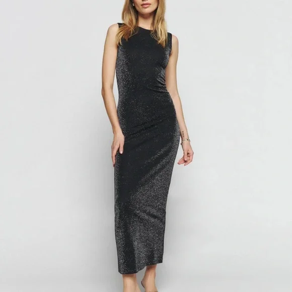 Reformation Dresses Reformation Maevry Knit Dress Black